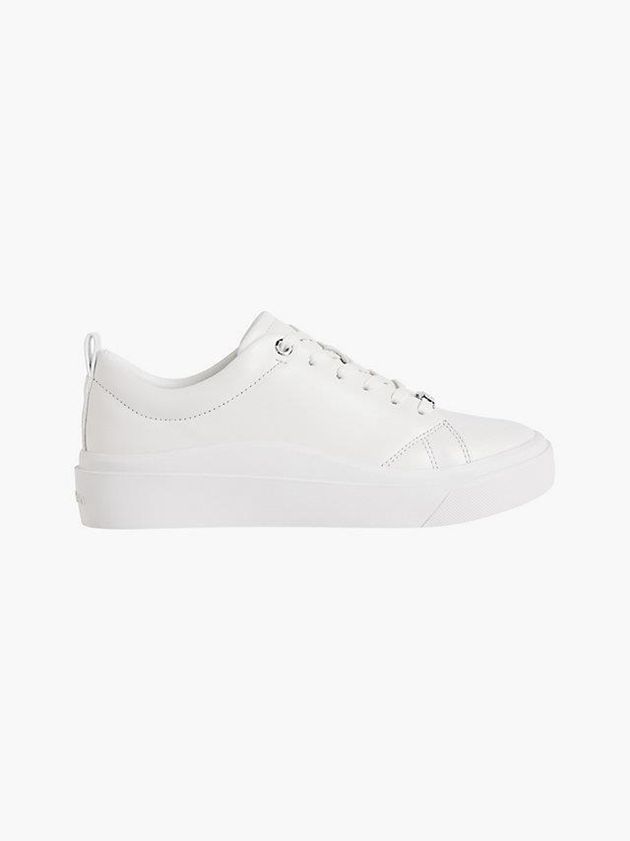 Calvin Klein USA Leather Womens Sneakers White 3681950-PS